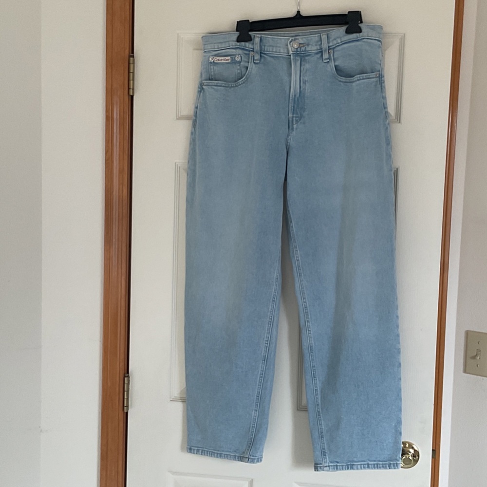 Calvin Klein Light Blue Denim Pants